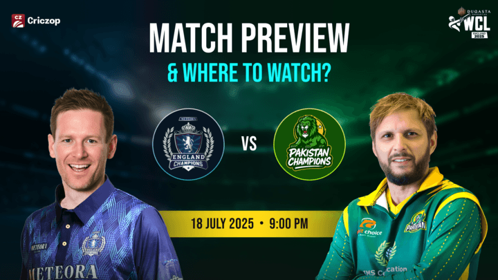 England Champions vs Pakistan Champions Match Preview 